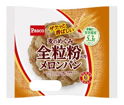 麦のめぐみ全粒粉入りメロンパン