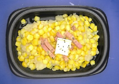 厚切りベーコンのじゃがバターコーン