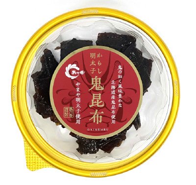 丸カップからし明太子鬼昆布