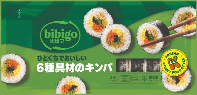 ｂｉｂｉｇｏひとくちでおいしい６種具材のキンパ