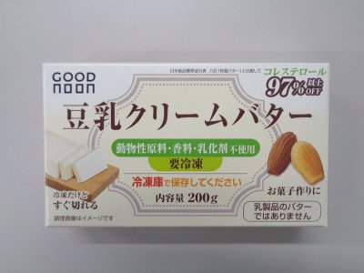 豆乳クリームバター