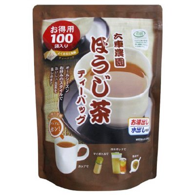 六車農園のお徳用ほうじ茶ティーバッグ