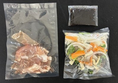 国産豚肉と肉厚ひらたけの甘辛醤油炒め