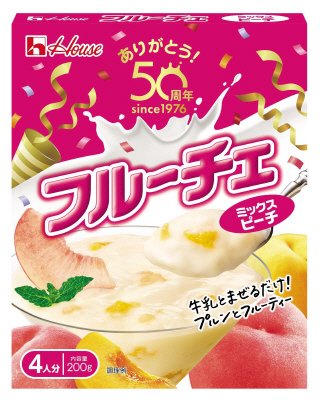 フルーチェ　ミックスピーチ　５０周年パッケージ