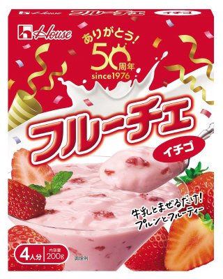 フルーチェ　イチゴ　５０周年パッケージ