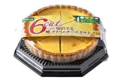 切れてる焼クリームチーズタルト