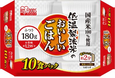低温製法米のおいしいごはん　国産米100％　角型