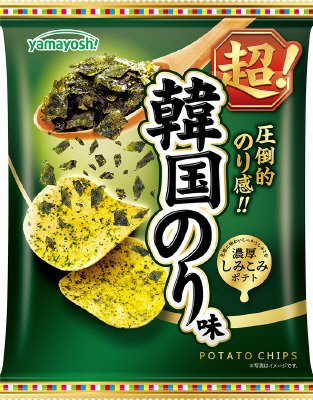 ポテトチップス　超！韓国のり味