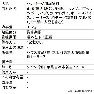 スパイスクッキング　ハンバーグ