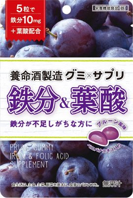 グミ×サプリ　鉄分＆葉酸