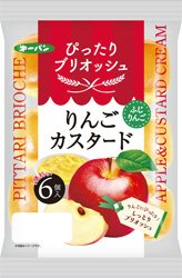 ぴったりブリオッシュ　りんごカスタード入