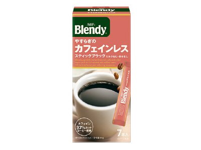 「ブレンディ」スティックブラック　やすらぎのカフェインレス７本