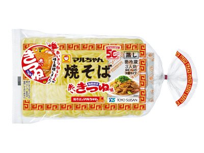 マルちゃん焼そば　期間限定　赤いきつね味　３人前