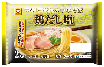 マルちゃんの中華そば　鶏だし塩　２人前