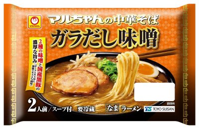 マルちゃんの中華そば　ガラだし味噌　２人前