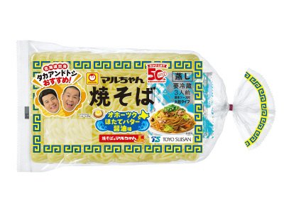 マルちゃん焼そば　期間限定　オホーツクほたてバター醤油味　３人前