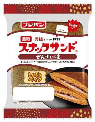 黒糖スナックサンドぜんざい味