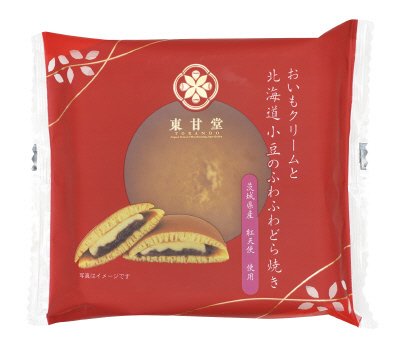 おいもクリームと北海道小豆のふわふわどら焼き