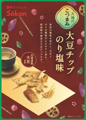 大地のこつまみ大豆チップのり塩味