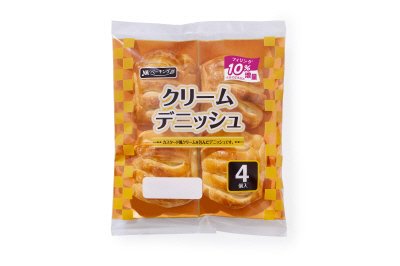 クリームデニッシュ入