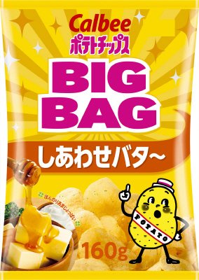 ＢＩＧＢＡＧポテトチップスしあわせバタ～