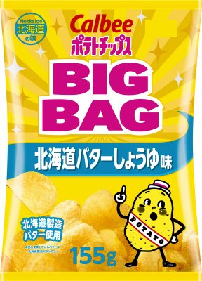 ＢＩＧＢＡＧポテトチップス北海道バターしょうゆ味