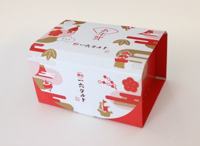 ひと切れ紅白一六タルト柚子・あまおう苺