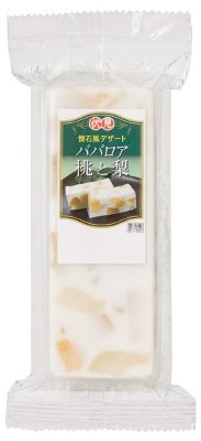 懐石風デザート　ババロア桃と梨
