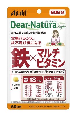 ディアナチュラスタイル　鉄×マルチビタミン　６０日分