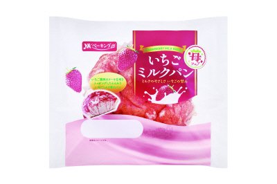 いちごミルクパン