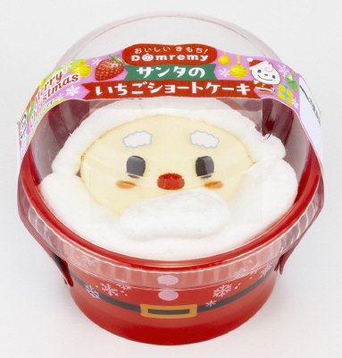 サンタのいちごショートケーキ