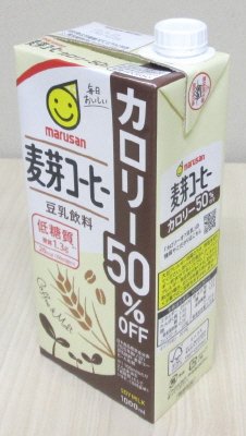 豆乳飲料麦芽コーヒーカロリー５０％オフ