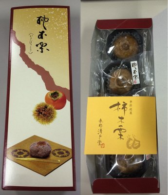 岐阜「恵那清月堂」柿木栗