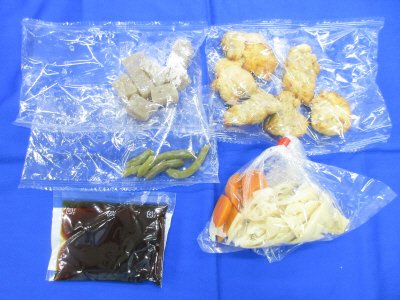 レンジで簡単！チキンと5種具材の筑前煮風