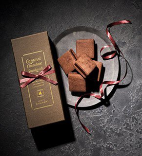 キャラメルショコラサンド