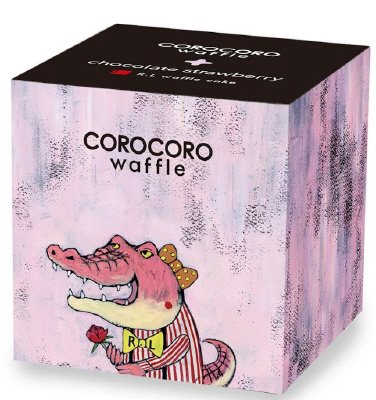 コロコロワッフル キューブ ショコラストロベリー