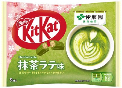 キットカット　伊藤園　抹茶ラテ味