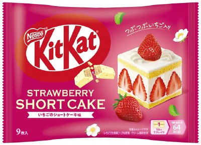 キットカット　いちごのショートケーキ味