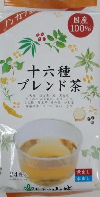 ノンカフェイン国産十六種ブレンド茶