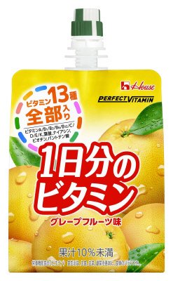 ＰＥＲＦＥＣＴ　ＶＩＴＡＭＩＮ　１日分のビタミンゼリー　グレープフルーツ味　パウチ