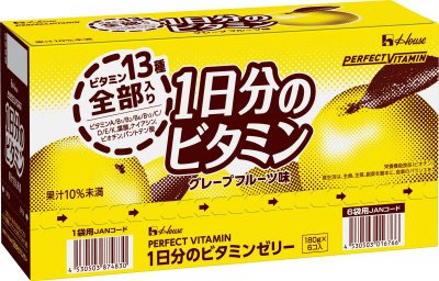 ＰＥＲＦＥＣＴ　ＶＩＴＡＭＩＮ　１日分のビタミンゼリー　グレープフルーツ味　パウチ