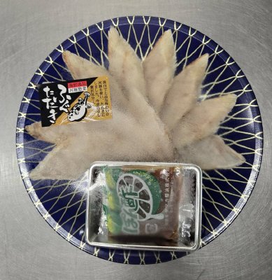 ふぐたたき薄造り