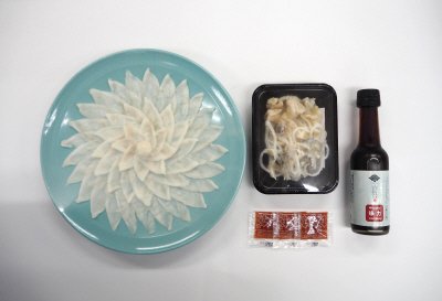 天然トラフグ刺身セット