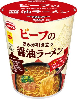 ビーフの旨みが引き立つ醤油ラーメン