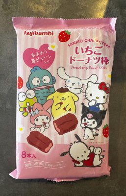 いちごドーナツ棒（サンリオパッケージ）
