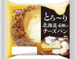 とろ～り北海道４種のチーズパン