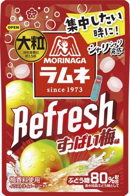大粒ラムネＲｅｆｒｅｓｈ＜すっぱい梅味＞