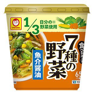 食べるスープ　７種の野菜　魚介醤油