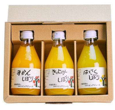 100%ピュアジュース3本ギフトセット