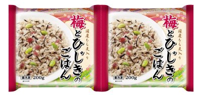 梅とひじきのごはん